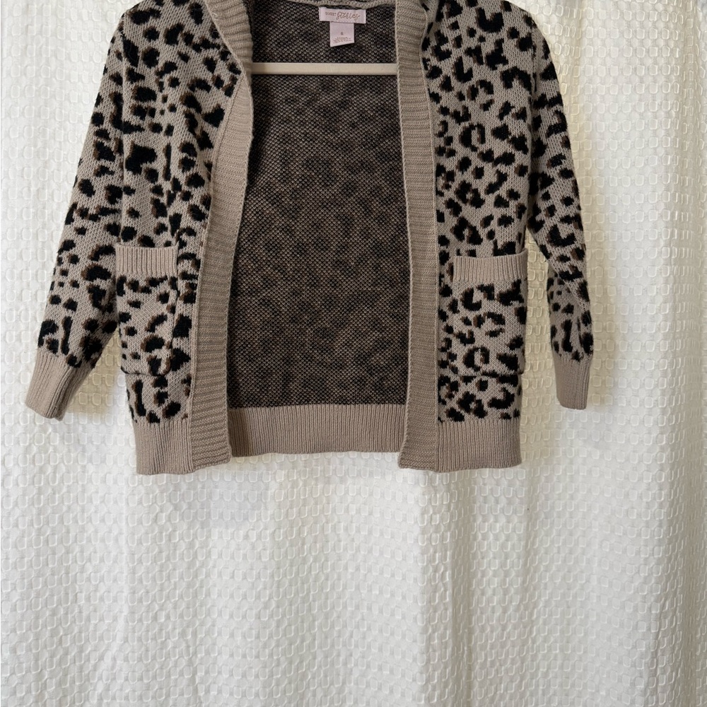 Sweet Storm Tan and Black Leopard Cardigan